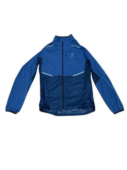 Blue jacket on a white background